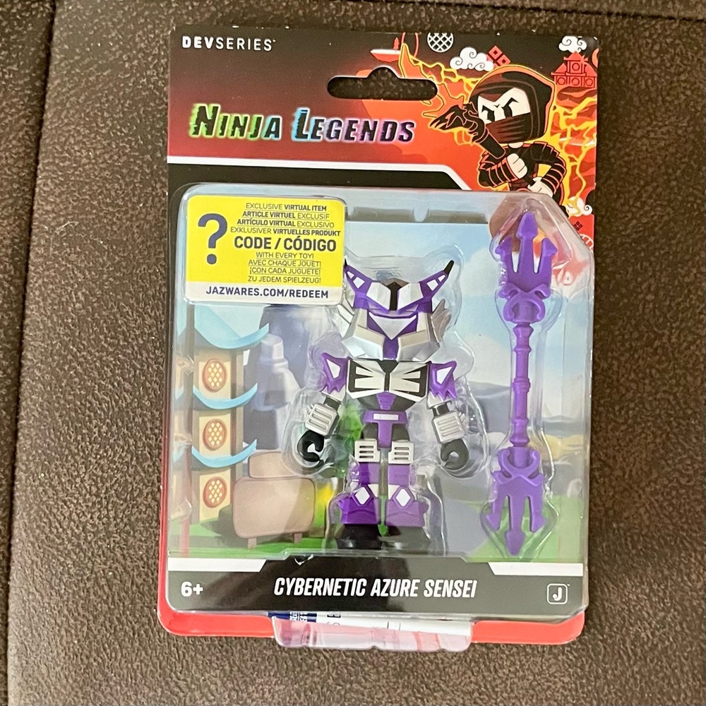 Roblox Devseries Ninja Legends Cyberneticic Azure Sensei Figure